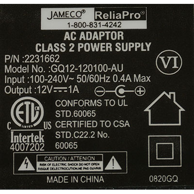 Power label sticker image