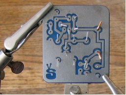 Soldering the components