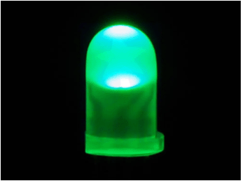 image of a diffused white LED